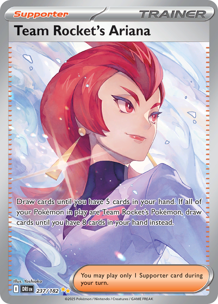 Team Rocket's Ariana – Destined Rivals 237/182 Pokémon card