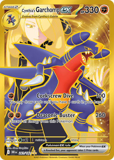Cynthia's Garchomp ex - Destined Rivals 241