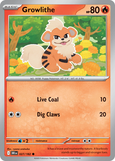 Growlithe - Destined Rivals 27