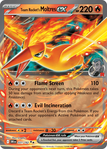 Team Rocket's Moltres ex - Destined Rivals 31