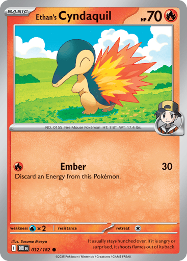 Ethan's Cyndaquil - Destined Rivals 32