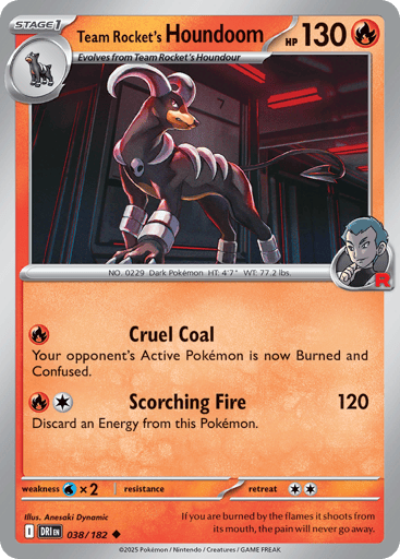 Team Rocket's Houndoom - Destined Rivals 38