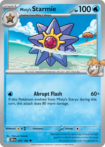 Misty's Starmie - Destined Rivals 47