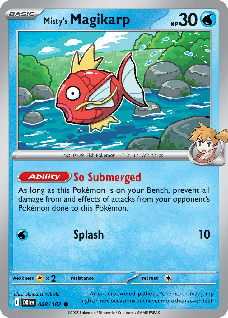 Misty's Magikarp – Destined Rivals 048/182 Pokémon card