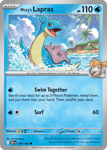 Misty's Lapras - Destined Rivals 50