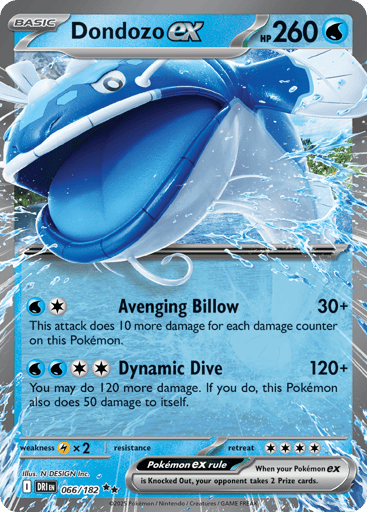 Dondozo ex - Destined Rivals 66