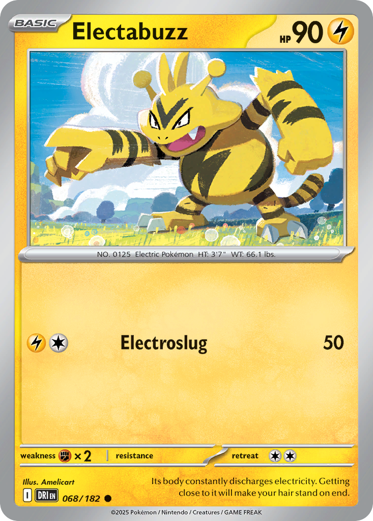 Electabuzz – Destined Rivals 068/182 Pokémon card