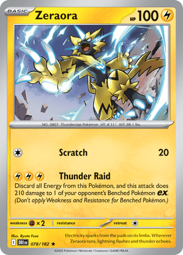 Zeraora - Destined Rivals 78