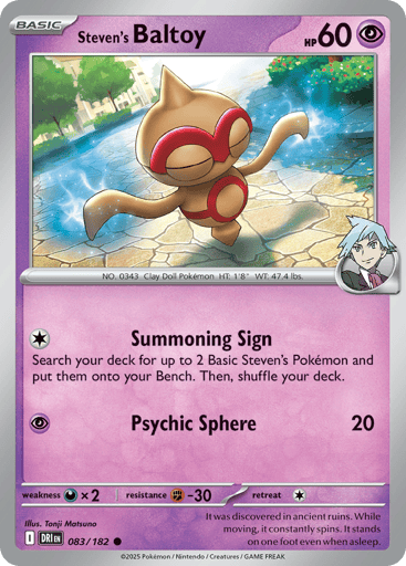 Steven's Baltoy - Destined Rivals 83