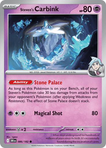 Steven's Carbink - Destined Rivals 86
