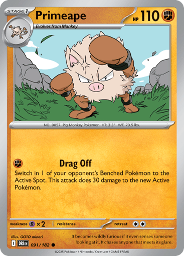 Primeape - Destined Rivals 91