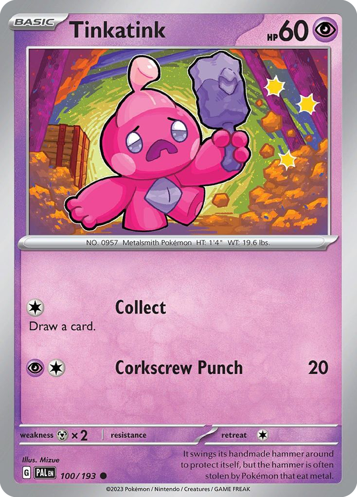 Tinkatink – Paldea Evolved 100/193 Pokémon card