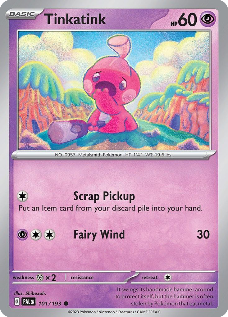 Tinkatink – Paldea Evolved 101/193 Pokémon card