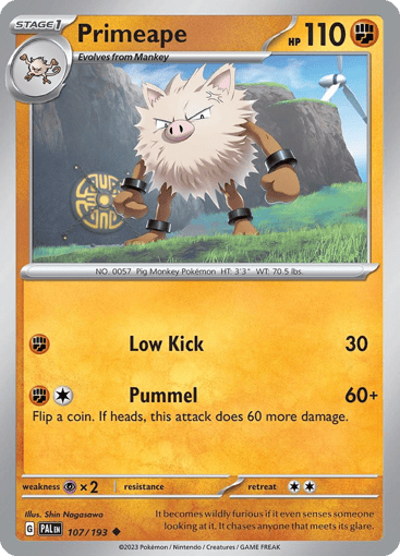 Primeape - Paldea Evolved 107