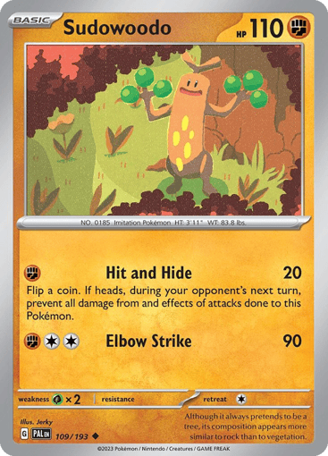 Sudowoodo - Paldea Evolved 109