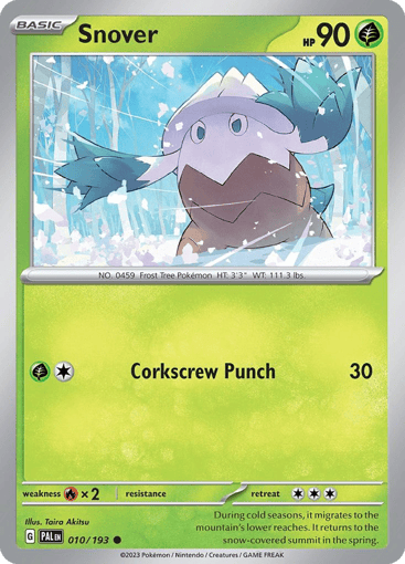 Snover - Paldea Evolved 10