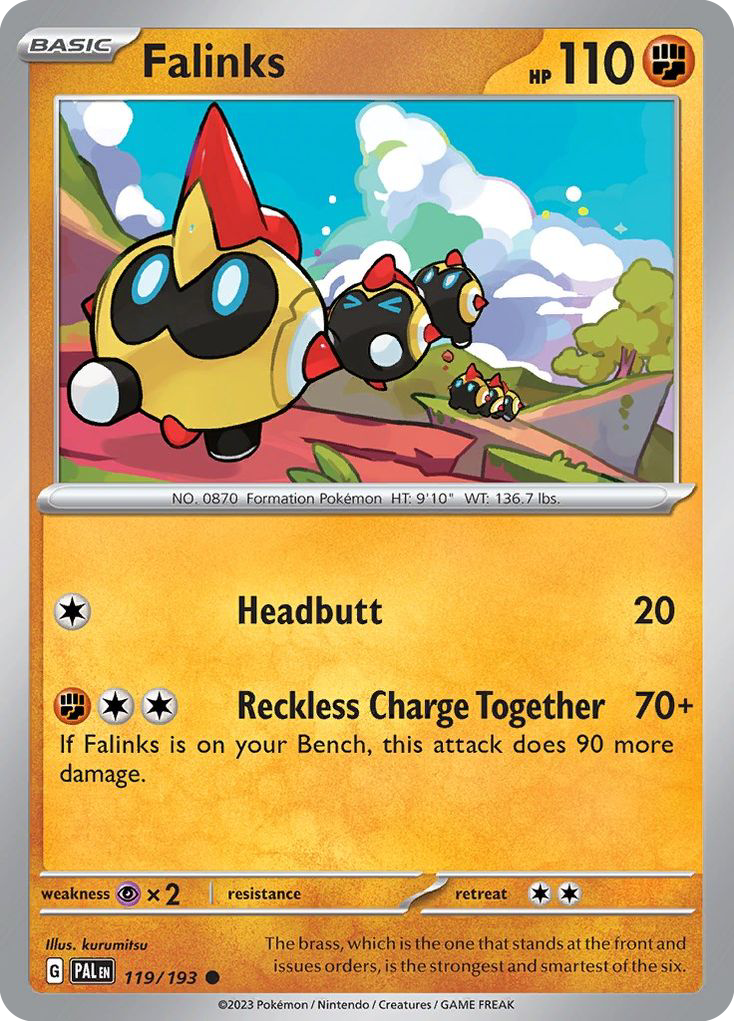 Falinks – Paldea Evolved 119/193 Pokémon card