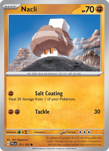 Nacli - Paldea Evolved 121