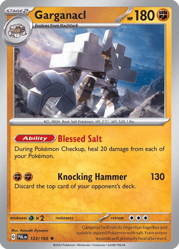 Garganacl - Paldea Evolved 123
