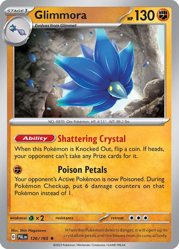 Glimmora – Paldea Evolved 126/193 Pokémon card