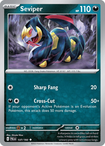 Seviper - Paldea Evolved 137