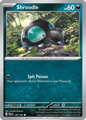Shroodle - Paldea Evolved 145