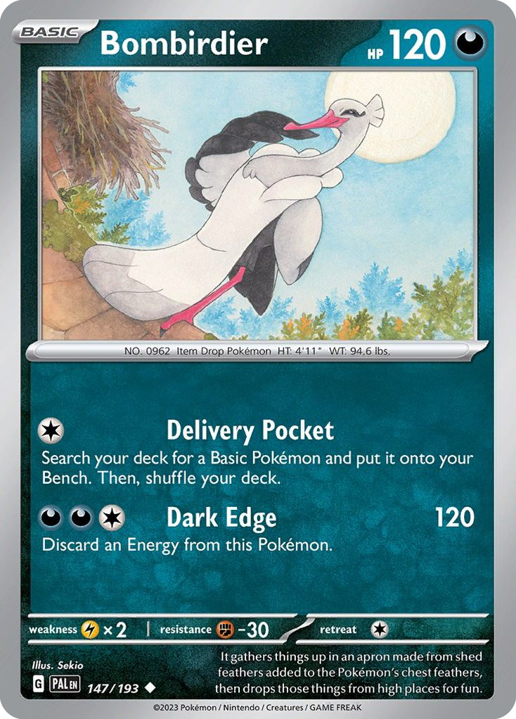 Bombirdier – Paldea Evolved 147/193 Pokémon card