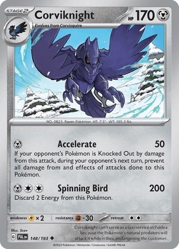 Corviknight - Paldea Evolved 148