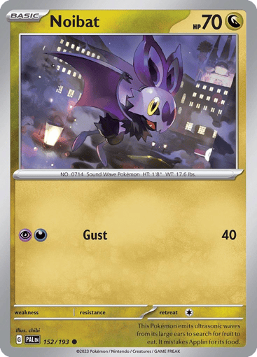 Noibat - Paldea Evolved 152