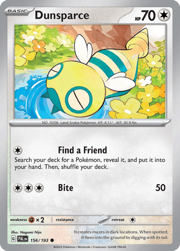 Dunsparce - Paldea Evolved 156