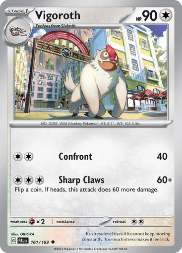 Vigoroth - Paldea Evolved 161