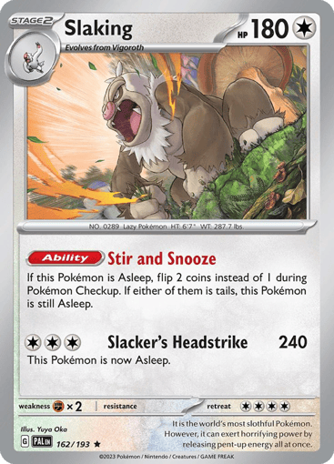 Slaking - Paldea Evolved 162