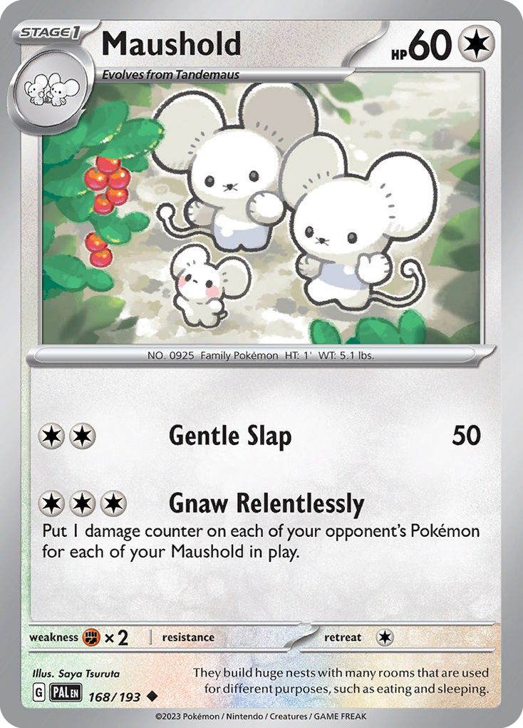 Maushold – Paldea Evolved 168/193 Pokémon card