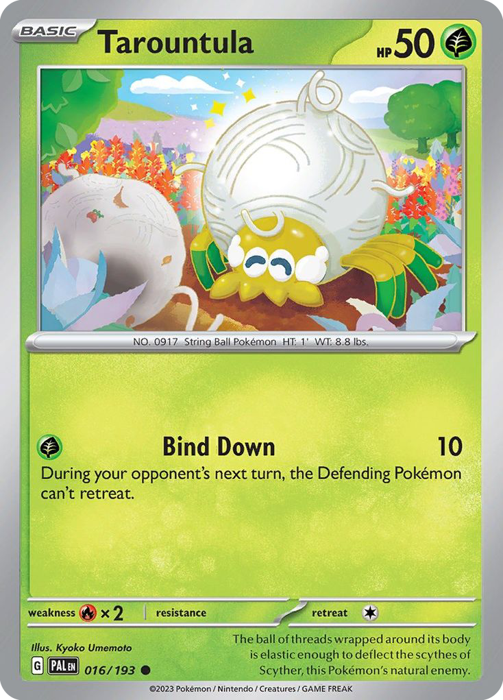 Tarountula – Paldea Evolved 016/193 Pokémon card