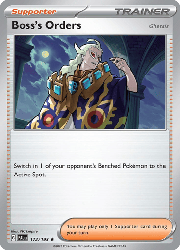 Boss's Orders (Ghetsis) - Paldea Evolved 172