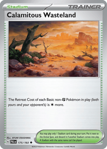 Calamitous Wasteland - Paldea Evolved 175