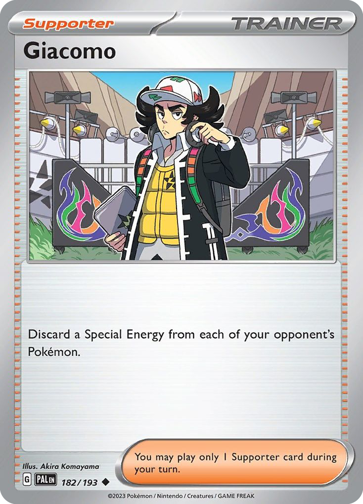 Giacomo – Paldea Evolved 182/193 Pokémon card