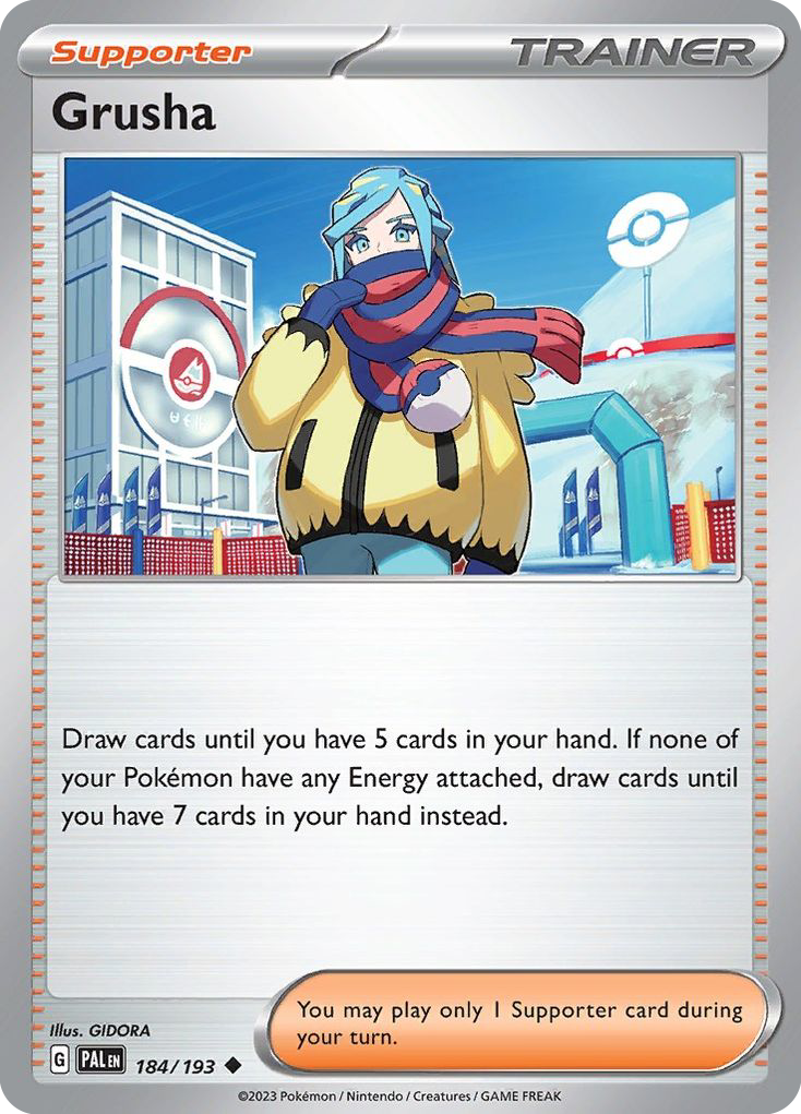 Grusha – Paldea Evolved 184/193 Pokémon card