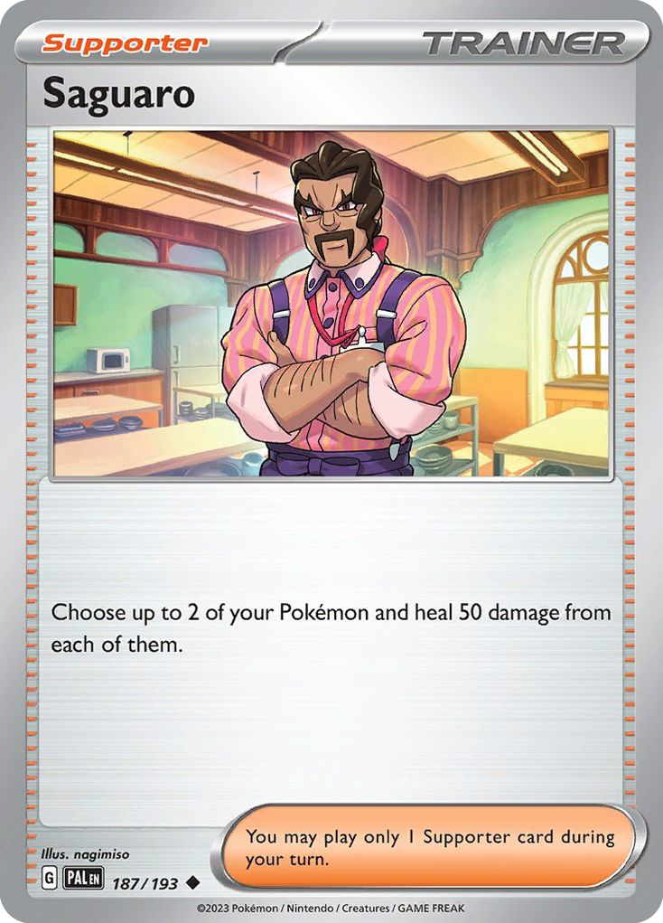 Saguaro – Paldea Evolved 187/193 Pokémon card