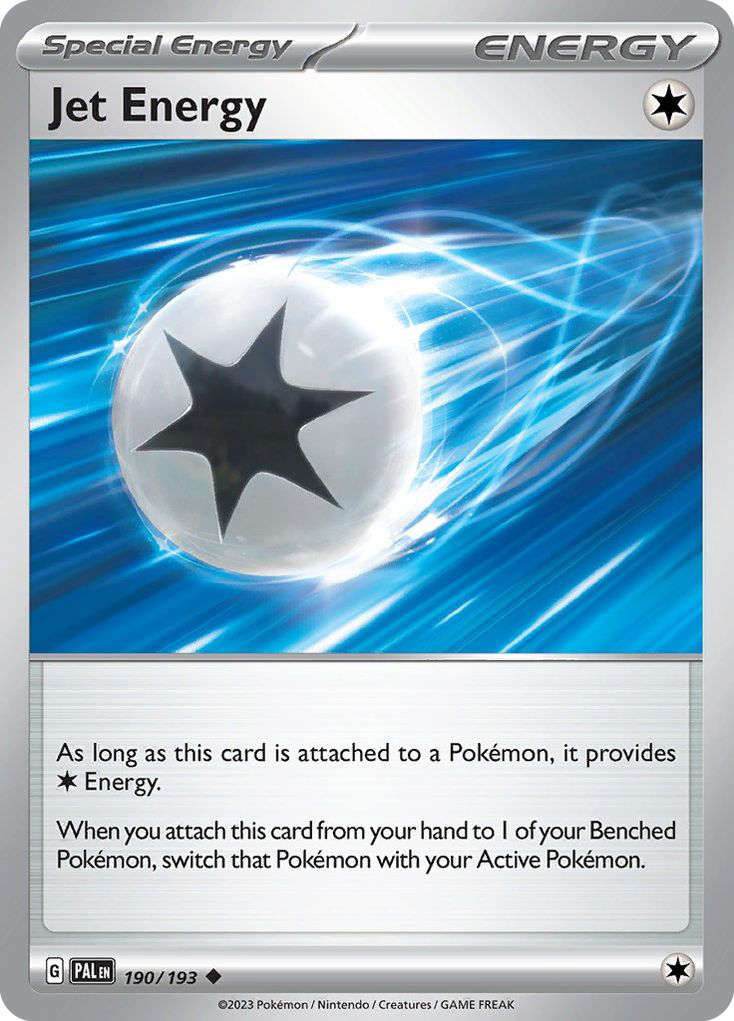 Jet Energy – Paldea Evolved 190/193 Pokémon card