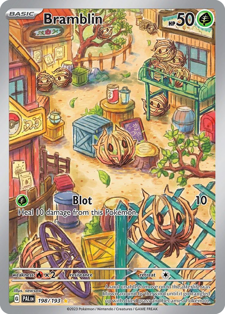 Bramblin – Paldea Evolved 198/193 Pokémon card