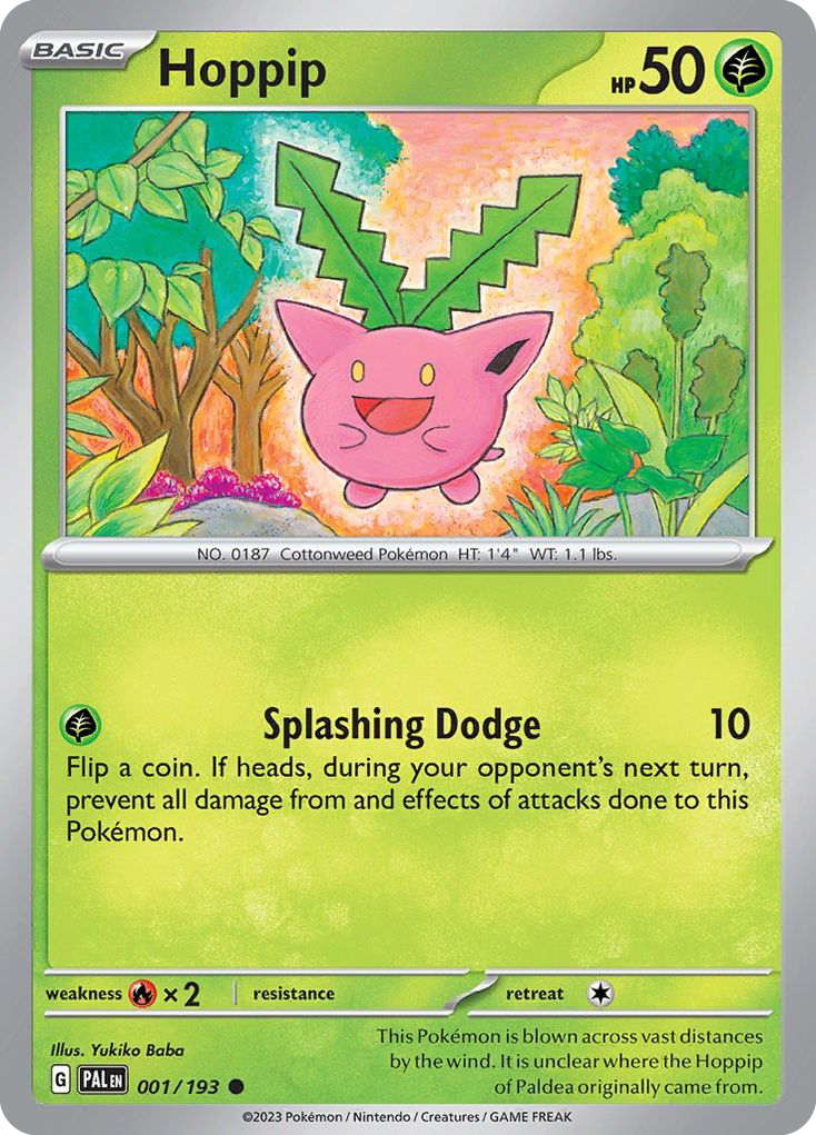Hoppip – Paldea Evolved 001/193 Pokémon card