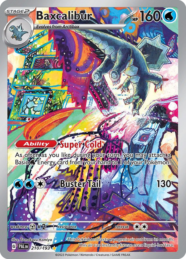 Baxcalibur – Paldea Evolved 210/193 Pokémon card