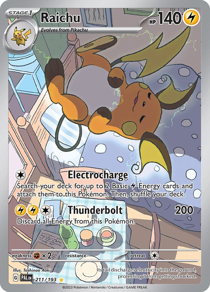 Raichu – Paldea Evolved 211/193 Pokémon card
