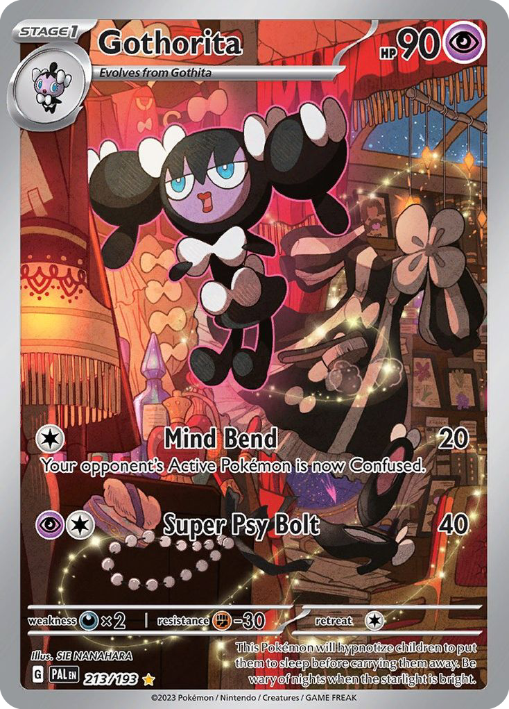 Gothorita – Paldea Evolved 213/193 Pokémon card