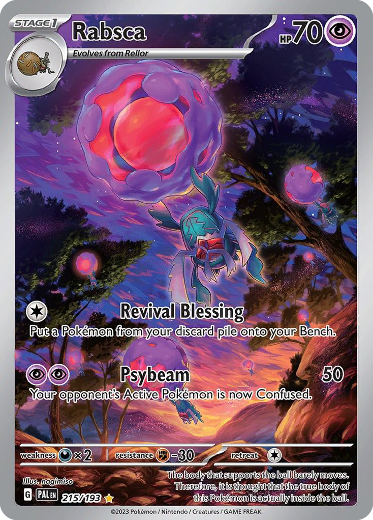 Rabsca – Paldea Evolved 215/193 Pokémon card