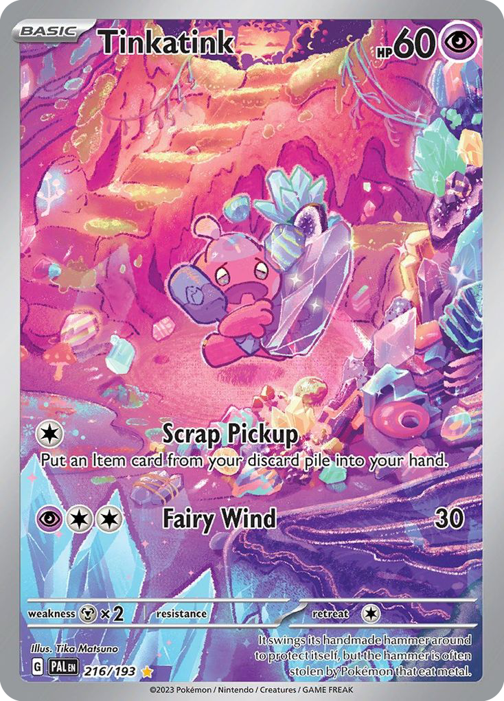 Tinkatink – Paldea Evolved 216/193 Pokémon card