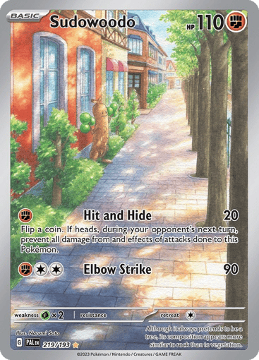 Sudowoodo - Paldea Evolved 219