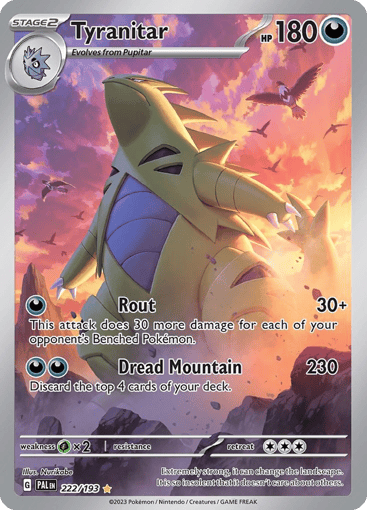 Tyranitar - Paldea Evolved 222