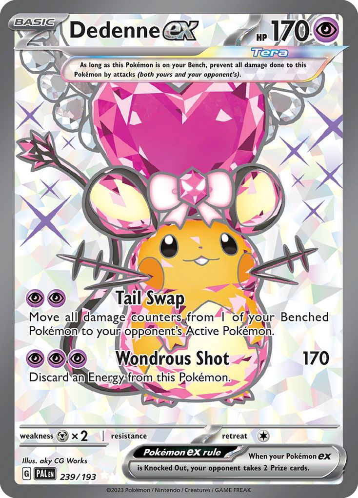 Dedenne ex – Paldea Evolved 239/193 Pokémon card